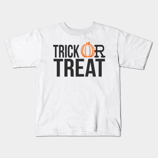 Trick or Treat Kids T-Shirt by superdupertees